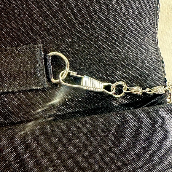 EUC Charming Charlie Black Sequin Evening Bag - Picture 6 of 6